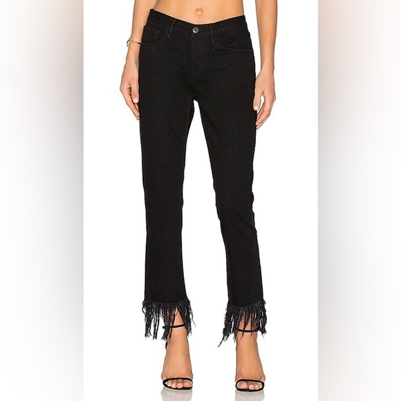 3X1 Straight Fringe Crop Jean Mamba 28 - Picture 3 of 11